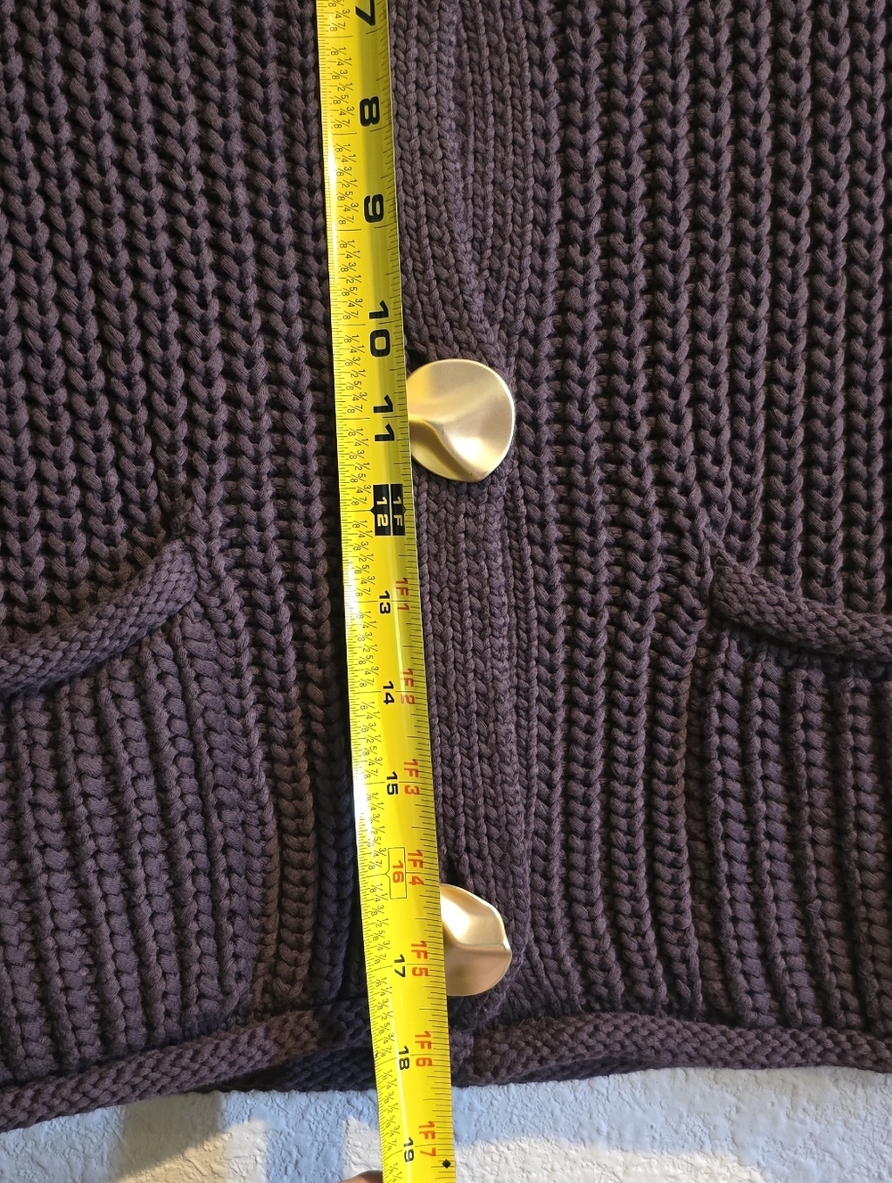House of Harlow 1960 Knit Vest Brown XS - Picture 5 of 10